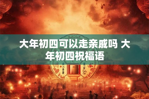 大年初四可以走亲戚吗 大年初四祝福语