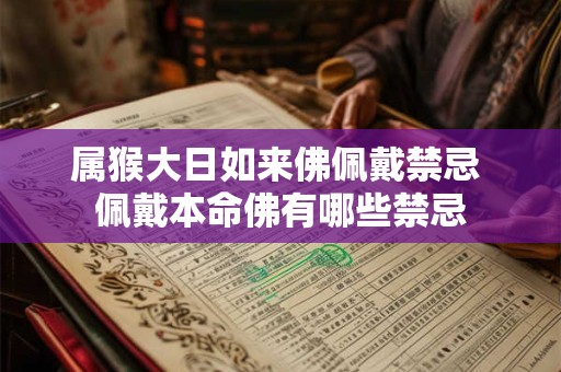 属猴大日如来佛佩戴禁忌 佩戴本命佛有哪些禁忌 属猴大日如来佛佩戴禁忌 佩戴本命佛有哪些禁忌