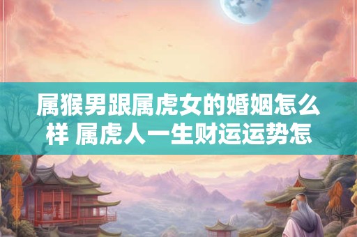属猴男跟属虎女的婚姻怎么样 属虎人一生财运运势怎么样