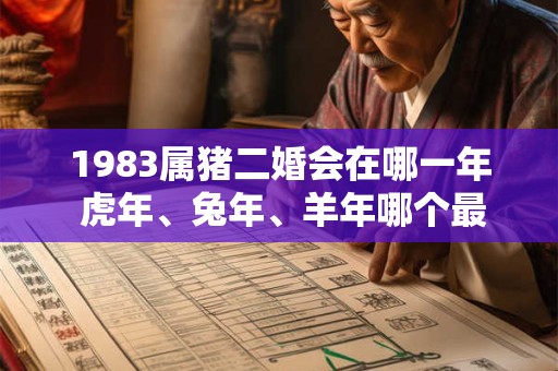 1983属猪二婚会在哪一年 虎年、兔年、羊年哪个最合适