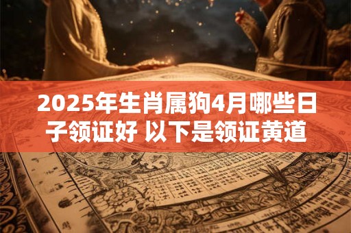 2025年生肖属狗4月哪些日子领证好 以下是领证黄道吉日