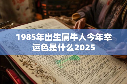 1985年出生属牛人今年幸运色是什么2025