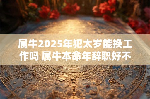 属牛2025年犯太岁能换工作吗 属牛本命年辞职好不好