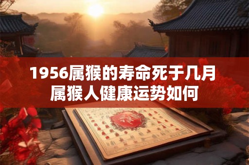 1956属猴的寿命死于几月 属猴人健康运势如何