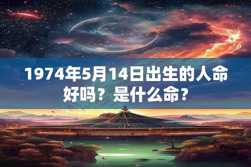 1974年5月14日出生的人命好吗？是什么命？
