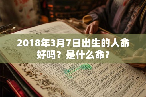 2018年3月7日出生的人命好吗？是什么命？