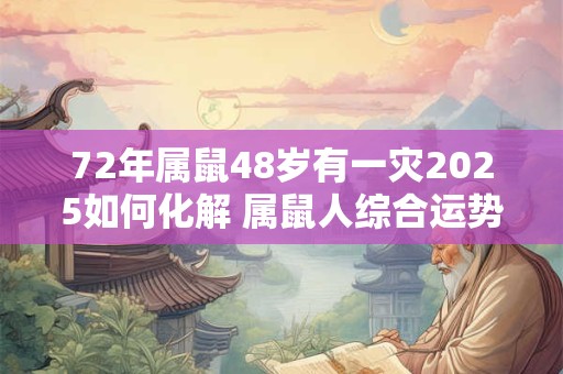 72年属鼠48岁有一灾2025如何化解 属鼠人综合运势
