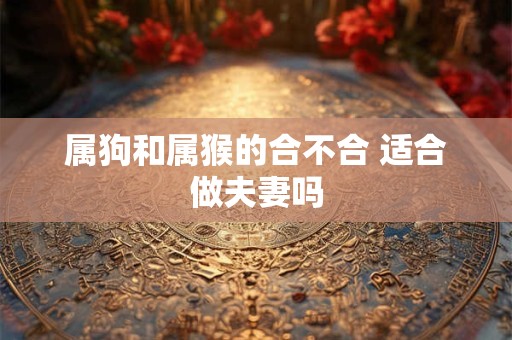 属狗和属猴的合不合 适合做夫妻吗