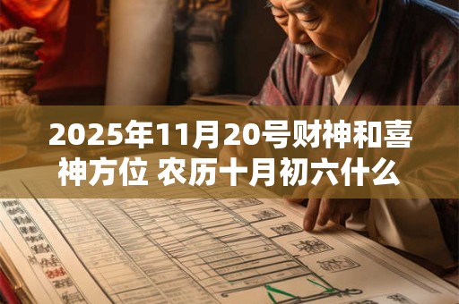 2025年11月20号财神和喜神方位 农历十月初六什么时辰吉