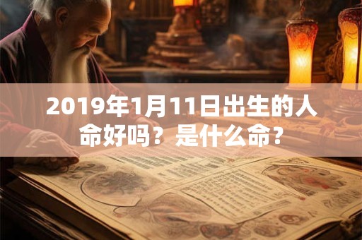 2019年1月11日出生的人命好吗？是什么命？