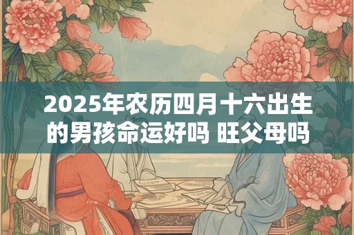 2025年农历四月十六出生的男孩命运好吗 旺父母吗