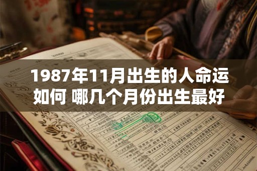 1987年11月出生的人命运如何 哪几个月份出生最好! 1987年11月出生的人命运如何 哪几个月份出生最好!