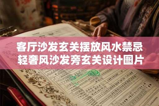 客厅沙发玄关摆放风水禁忌 轻奢风沙发旁玄关设计图片