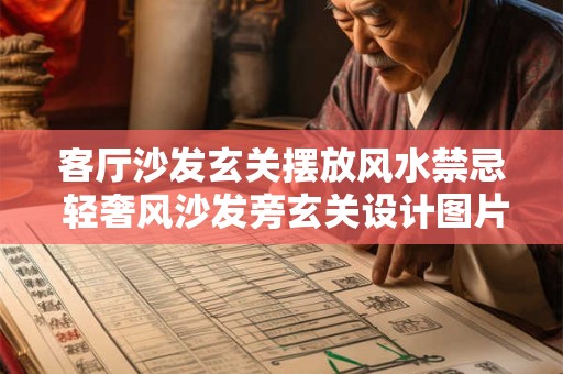客厅沙发玄关摆放风水禁忌 轻奢风沙发旁玄关设计图片
