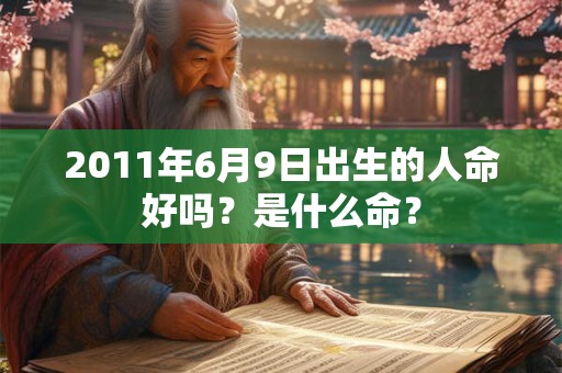 2011年6月9日出生的人命好吗？是什么命？
