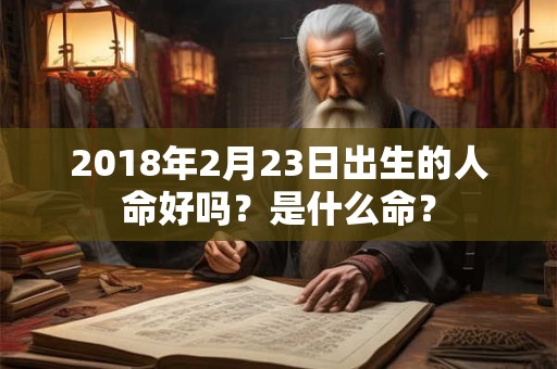 2018年2月23日出生的人命好吗？是什么命？