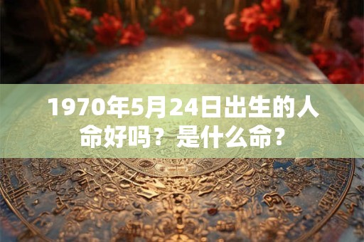 1970年5月24日出生的人命好吗？是什么命？