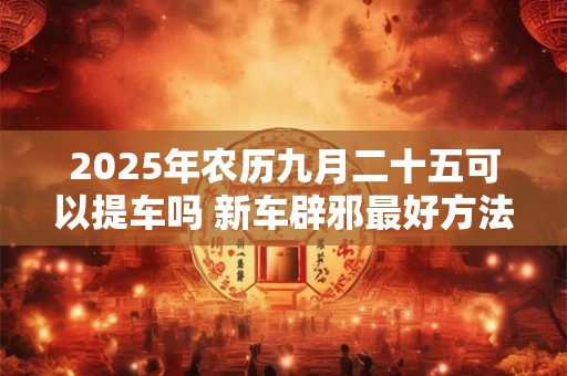 2025年农历九月二十五可以提车吗 新车辟邪最好方法