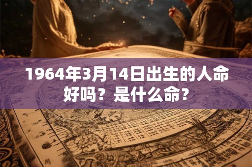 1964年3月14日出生的人命好吗？是什么命？