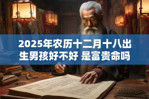 2025年农历十二月十八出生男孩好不好 是富贵命吗 2025年农历十二月十八出生男孩好不好 是富贵命吗