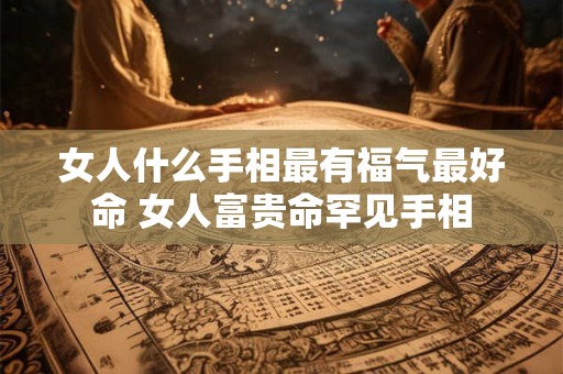 女人什么手相最有福气最好命 女人富贵命罕见手相