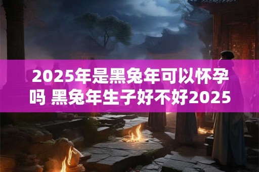 2025年是黑兔年可以怀孕吗 黑兔年生子好不好2025