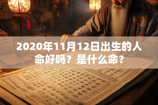 2020年11月12日出生的人命好吗？是什么命？