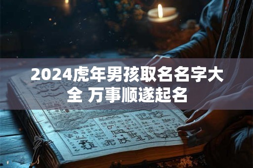 2024虎年男孩取名名字大全 万事顺遂起名