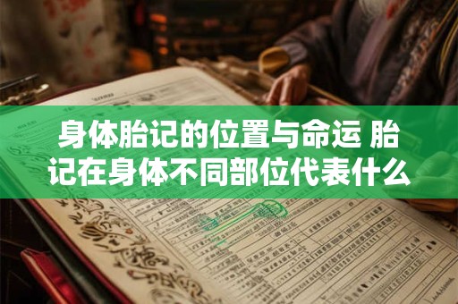 身体胎记的位置与命运 胎记在身体不同部位代表什么