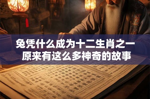 兔凭什么成为十二生肖之一 原来有这么多神奇的故事! 兔凭什么成为十二生肖之一 原来有这么多神奇的故事!