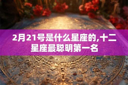2月21号是什么星座的,十二星座最聪明第一名