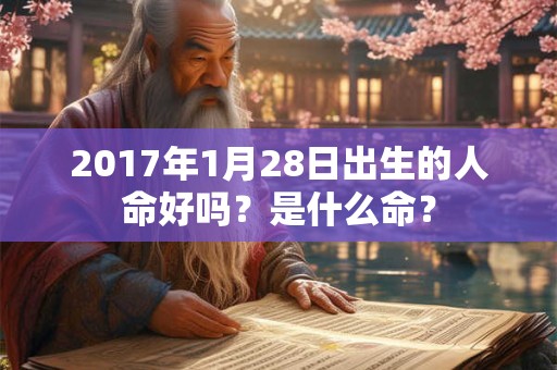 2017年1月28日出生的人命好吗？是什么命？