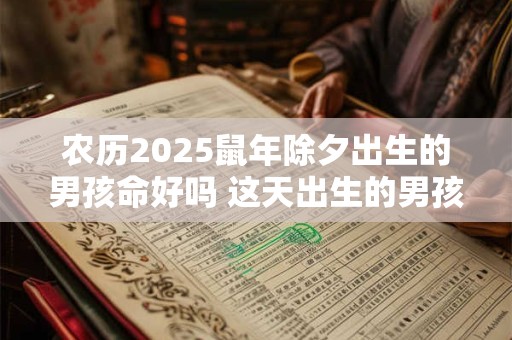 农历2025鼠年除夕出生的男孩命好吗 这天出生的男孩命很好
