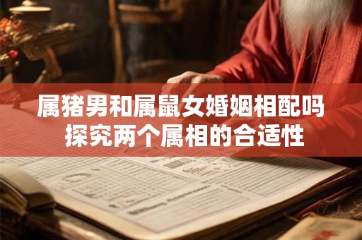 属猪男和属鼠女婚姻相配吗 探究两个属相的合适性