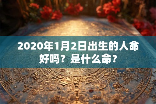 2020年1月2日出生的人命好吗？是什么命？