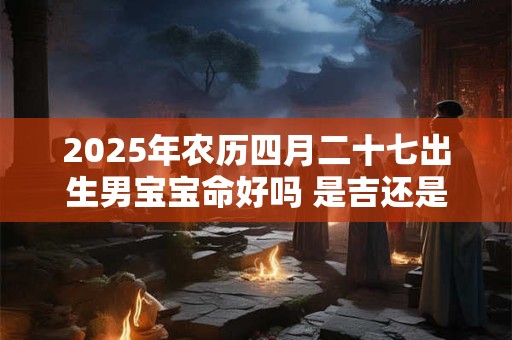 2025年农历四月二十七出生男宝宝命好吗 是吉还是凶