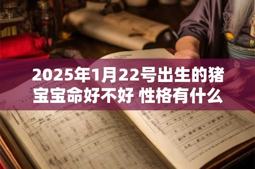 2025年1月22号出生的猪宝宝命好不好 性格有什么特点
