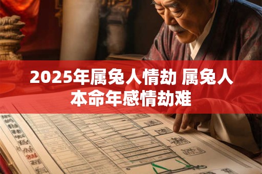 2025年属兔人情劫 属兔人本命年感情劫难
