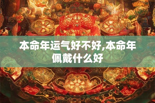 本命年运气好不好,本命年佩戴什么好
