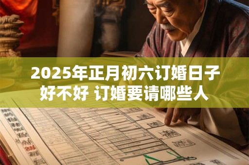 2025年正月初六订婚日子好不好 订婚要请哪些人