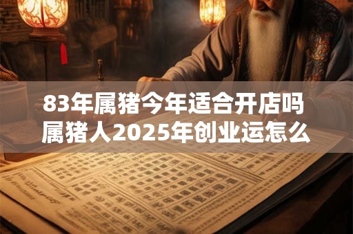 83年属猪今年适合开店吗 属猪人2025年创业运怎么样
