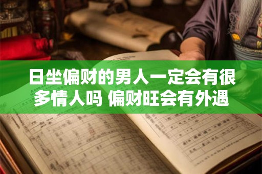 日坐偏财的男人一定会有很多情人吗 偏财旺会有外遇吗