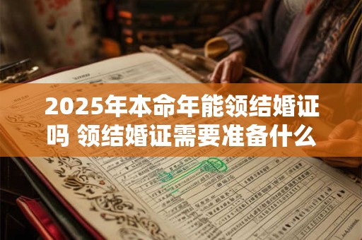 2025年本命年能领结婚证吗 领结婚证需要准备什么