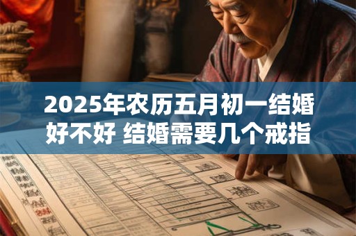 2025年农历五月初一结婚好不好 结婚需要几个戒指