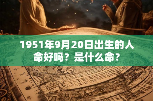 1951年9月20日出生的人命好吗？是什么命？