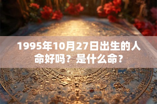 1995年10月27日出生的人命好吗？是什么命？