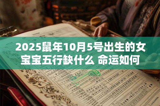 2025鼠年10月5号出生的女宝宝五行缺什么 命运如何