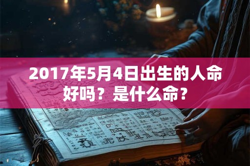 2017年5月4日出生的人命好吗？是什么命？