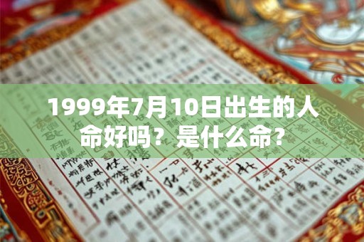 1999年7月10日出生的人命好吗？是什么命？