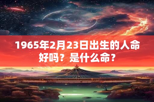 1965年2月23日出生的人命好吗？是什么命？